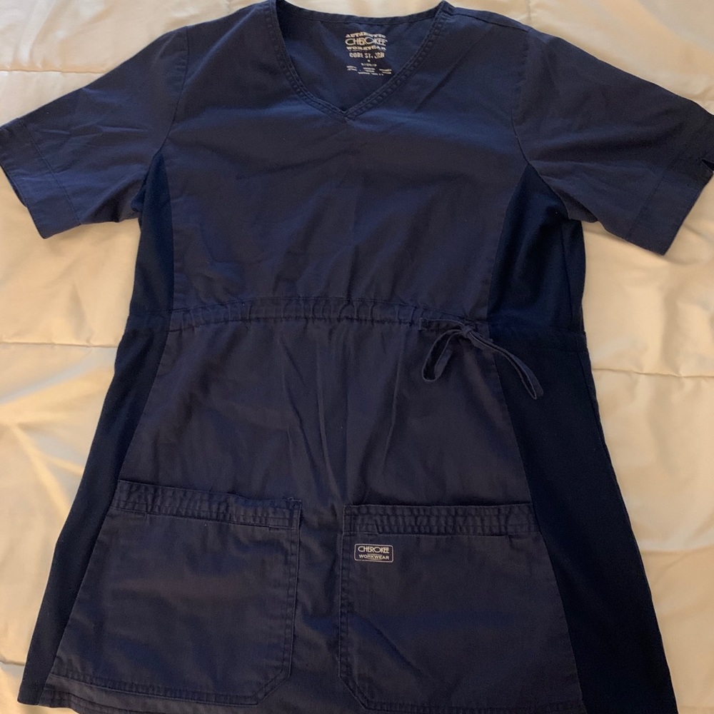 Women’s Maternity Work Scrub Top